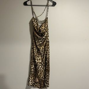 Leopard print dress